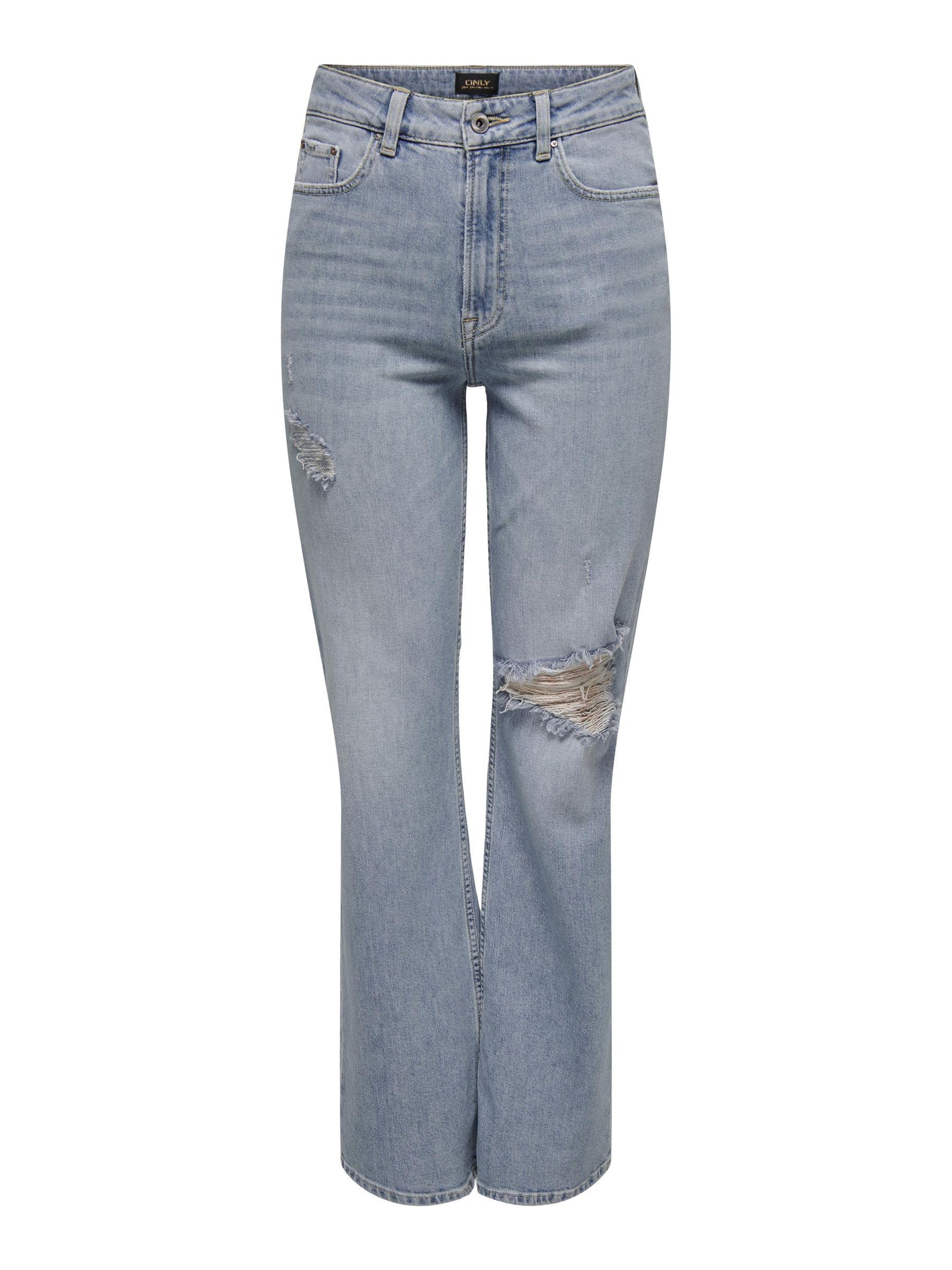 ONLY Female Jeans mit weitem Bein ONLCAMILLE Hohe Taille Weiter Beinschnitt Jeans