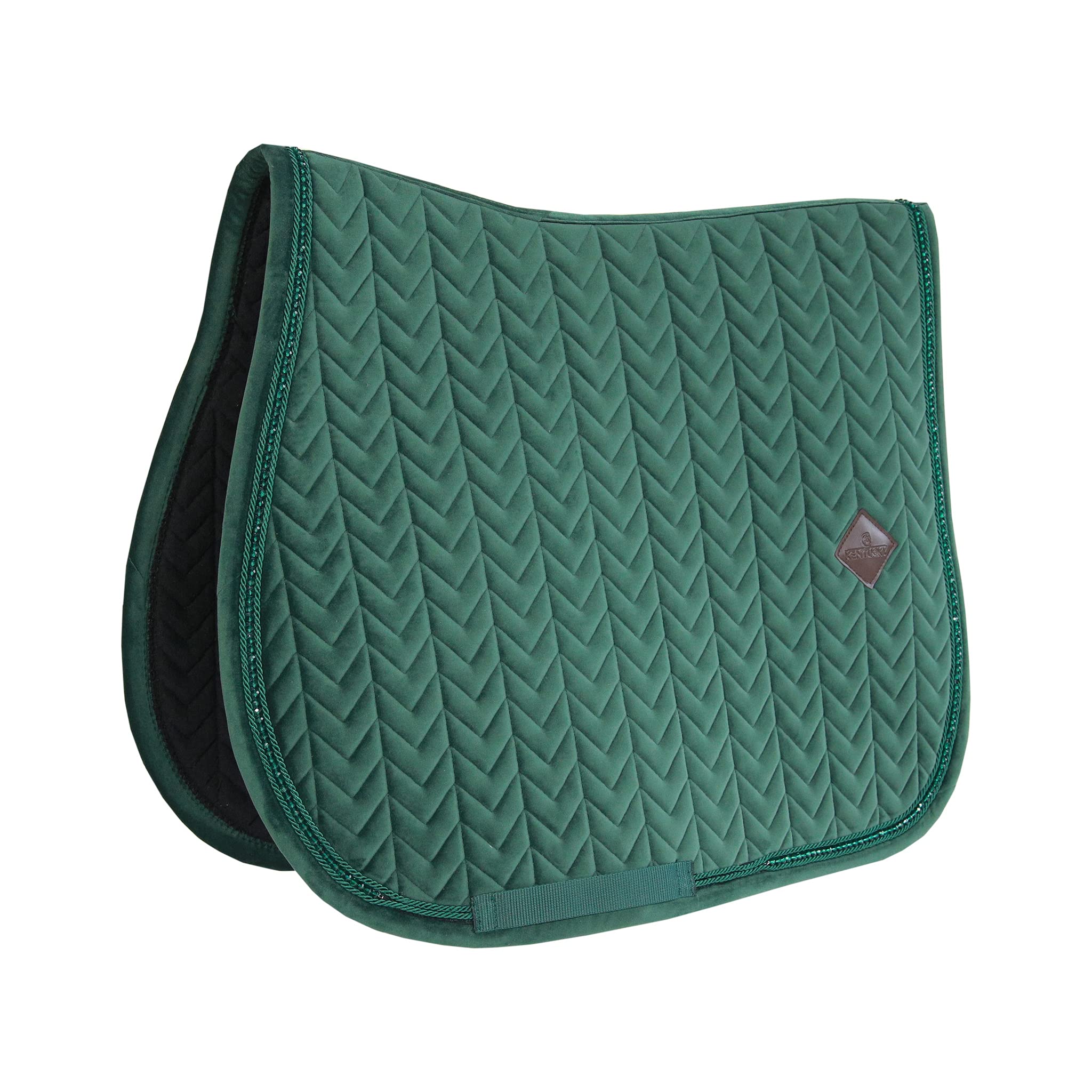 Tapis De Selle Rhinegold En Velours Hexagonal - Pony/Bordeaux, Doublure Respirante, Sangles De Sécurité