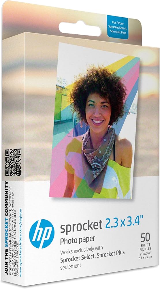 Amazon.com: HP Sprocket 2.3 x 3.4