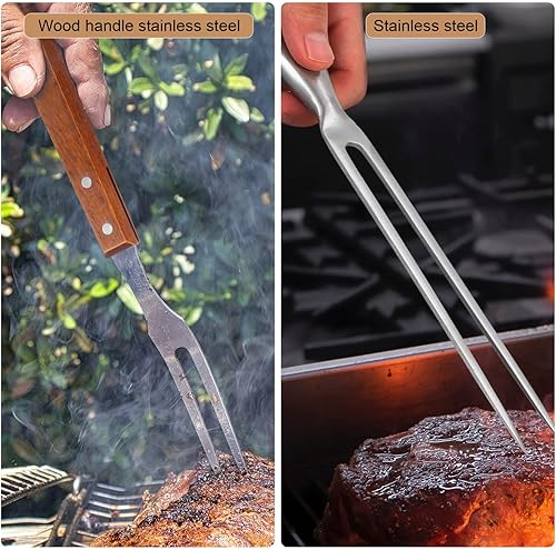 Miniatura 9 de Tenedor de barbacoa de acero inoxidable tenedor de barbacoa Tenedor de barbacoa Tenedor de parrilla Tenedor de parrilla Tenedor de carne Barbacoa