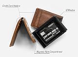 Rico Industries NHL Laser Engraved Front Pocket Wallet – Designed for the Minimalist, Features Magnetic Closure