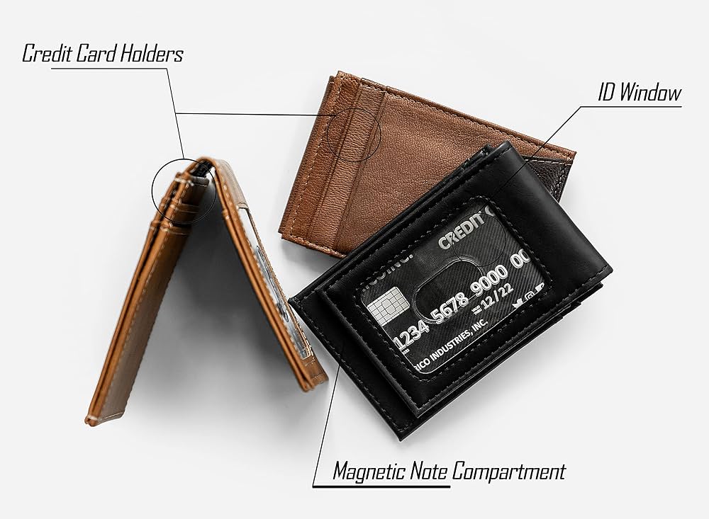 Rico Industries LEFPW Laser Engraved Front Pocket Wallet, Ohio State Buckeyes, Ohio State Buckeyes, 2.75 X 4-", Lefpw Laser Engraved Front Pocket Wallet
