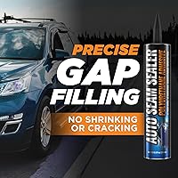 Vista 4 de [Paquete de 2] Sellador de Costuras Automotriz Profesional, Sellador de Costuras para Carrocería de Auto de Poliuretano de Fraguado Rápido Pintable