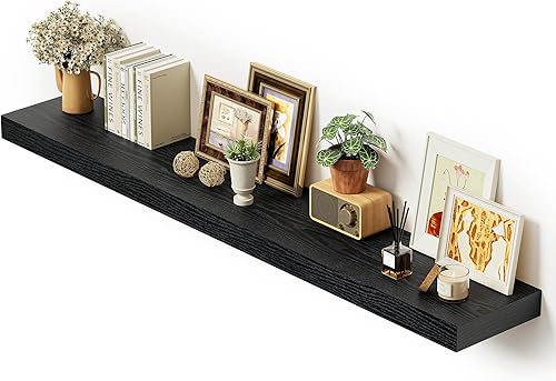 Miniatura 64 de Vivelove Estantes flotantes para montar en la pared, estante de 16 pulgadas para baño pequeño, dormitorio, sala de estar, cocina, decoración moderna