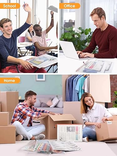 Miniatura 8 de 18 bolsas con cremallera, bolsas de malla A3 con cremallera, almacenamiento de juegos de mesa, bolsas con cremallera de 6 colores para organizar,