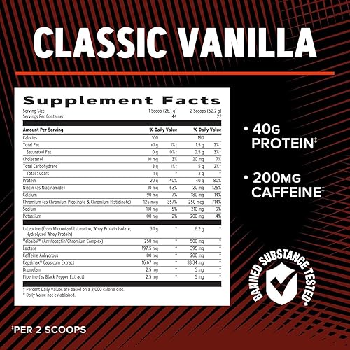 Vista 21 de GNC AMP Wheybolic Ripped - Galletas y crema (22 porciones)