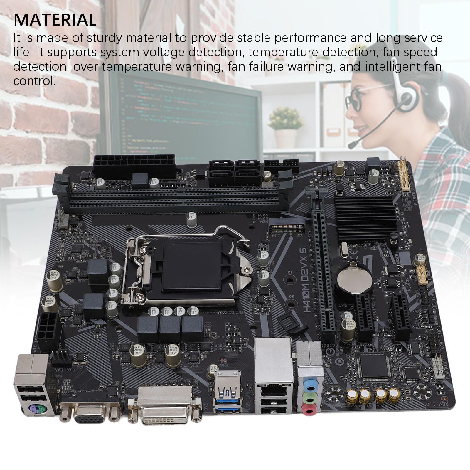 Płyta Główna M ATX, dla Płyty Głównej Komputerowej LGA 1200 4 X Serial ATA III Interfejsy 4 Plus 2 -fazowe Zasilanie 2xddr4 Dimm Board