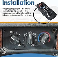 Vista 4 de Módulo de Control Climático Kenworth - 599-5511 Panel de Control AC de Servicio Pesado de Reemplazo para Kenworth W900 T800 T600A C500 T300