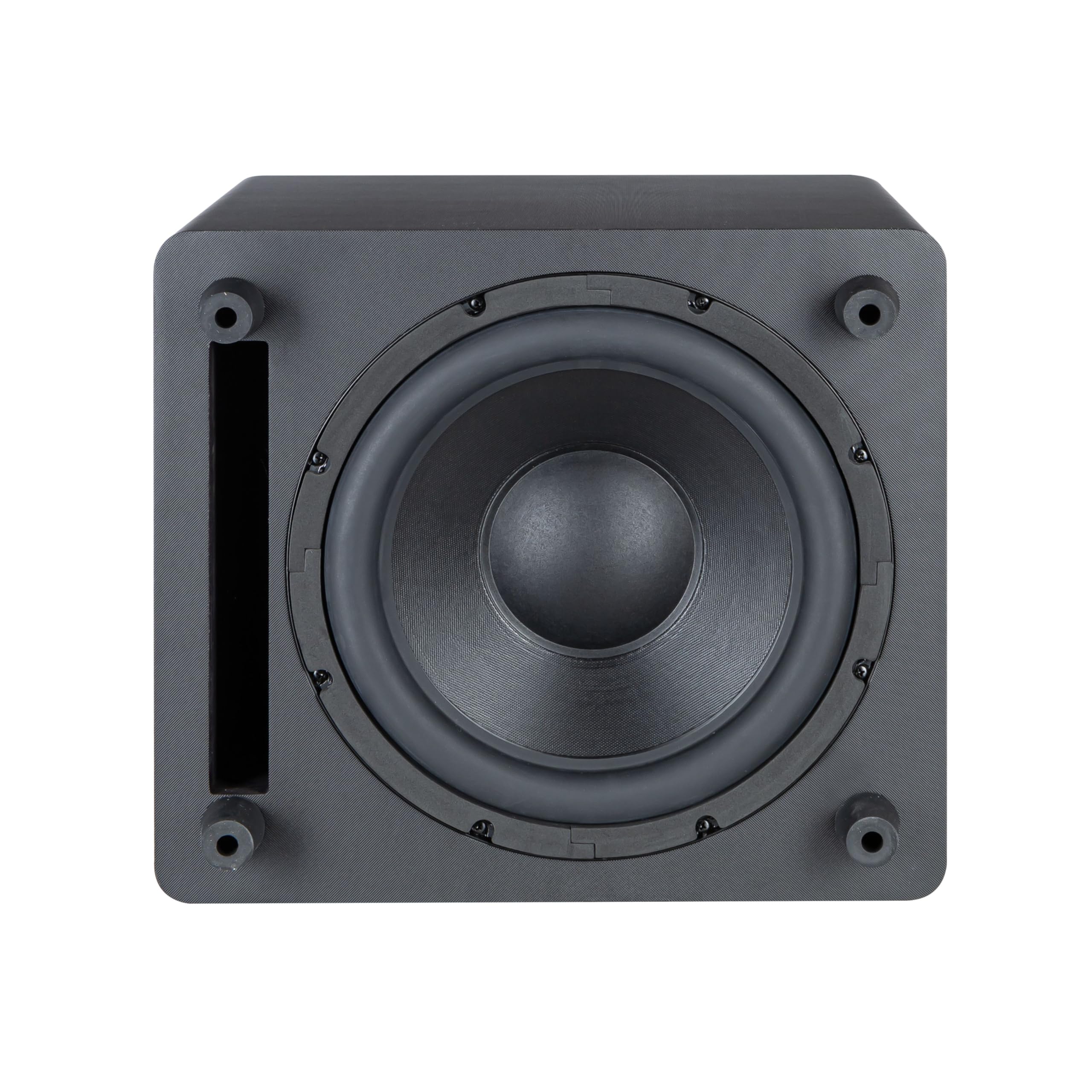 Fame Aktiver 200W Subwoofer, 10" Tieftöner, Heimstudio, Mixing, DJ-Setup, Frequenzbereich 30-200Hz, Flexible Trennfrequenz, XLR//TRS Eingänge, downfired, magnetisch geschirmt