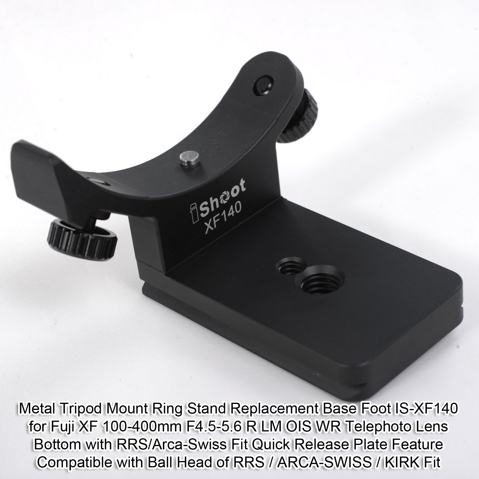 iShoot IS-XF140 - Base de Montaje para trípode Fujifilm XF100-400 mm F4.5-5.6 R LM OIS WR