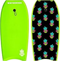 Vista 12 de WATERKIDS Kids Surfboard & Leash, Perfect for Learning How to Surf, Made for Kids,Soft Top for Beginners, Foam Surfboard Makes It Easy to Learn How