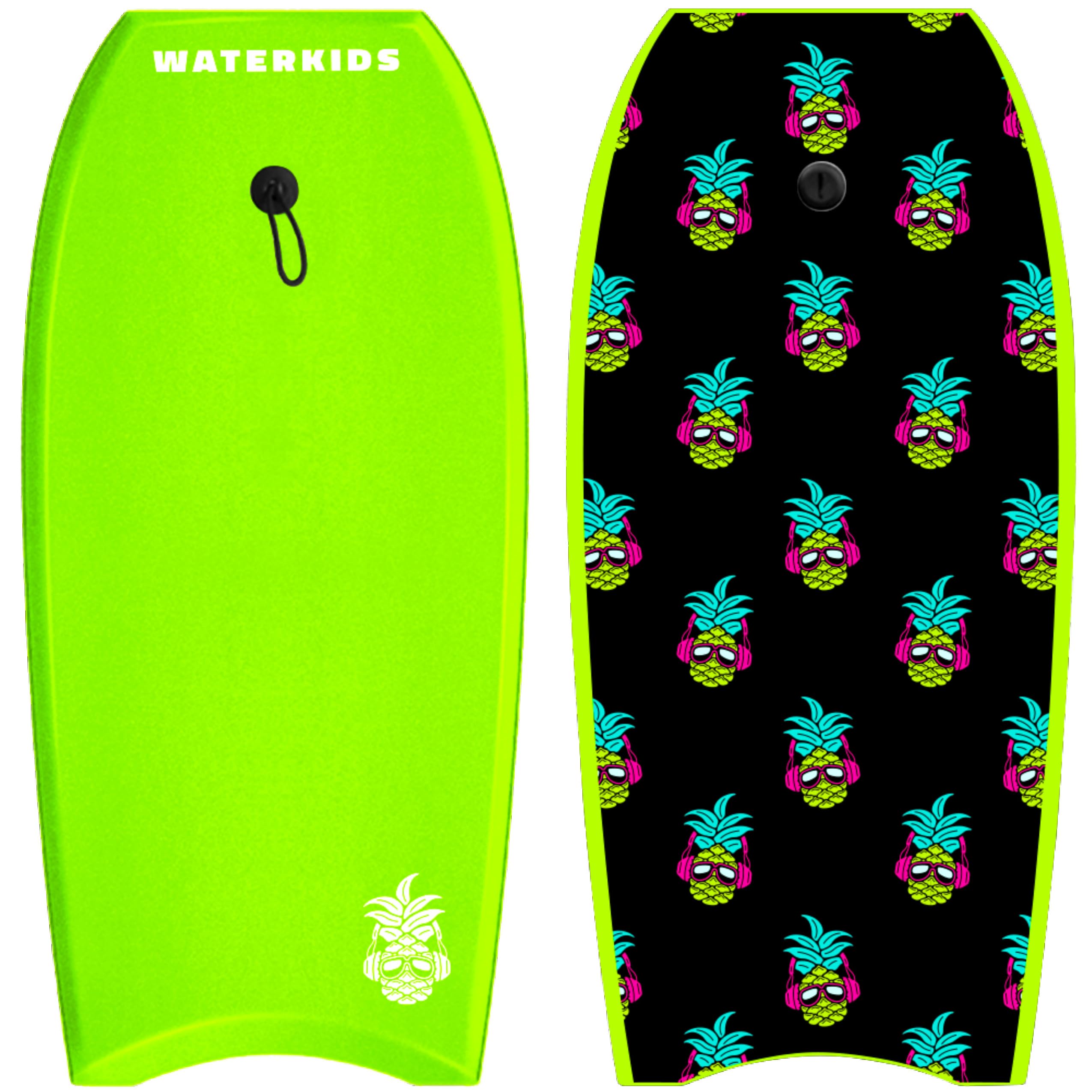 WATERKIDS Kids Surfboard & Leash, Perfect for Learning How to Surf, Made for Kids,Soft Top for Beginners, Foam Surfboard Makes It Easy to Learn How to Surf & Catch Waves