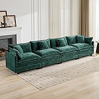 Vista 48 de Modernos y acogedores sofás seccionales para sala de estar, cómodos sofás seccionales verdes, sofá para sala de estar, sofás y sofás (negro, otomano)