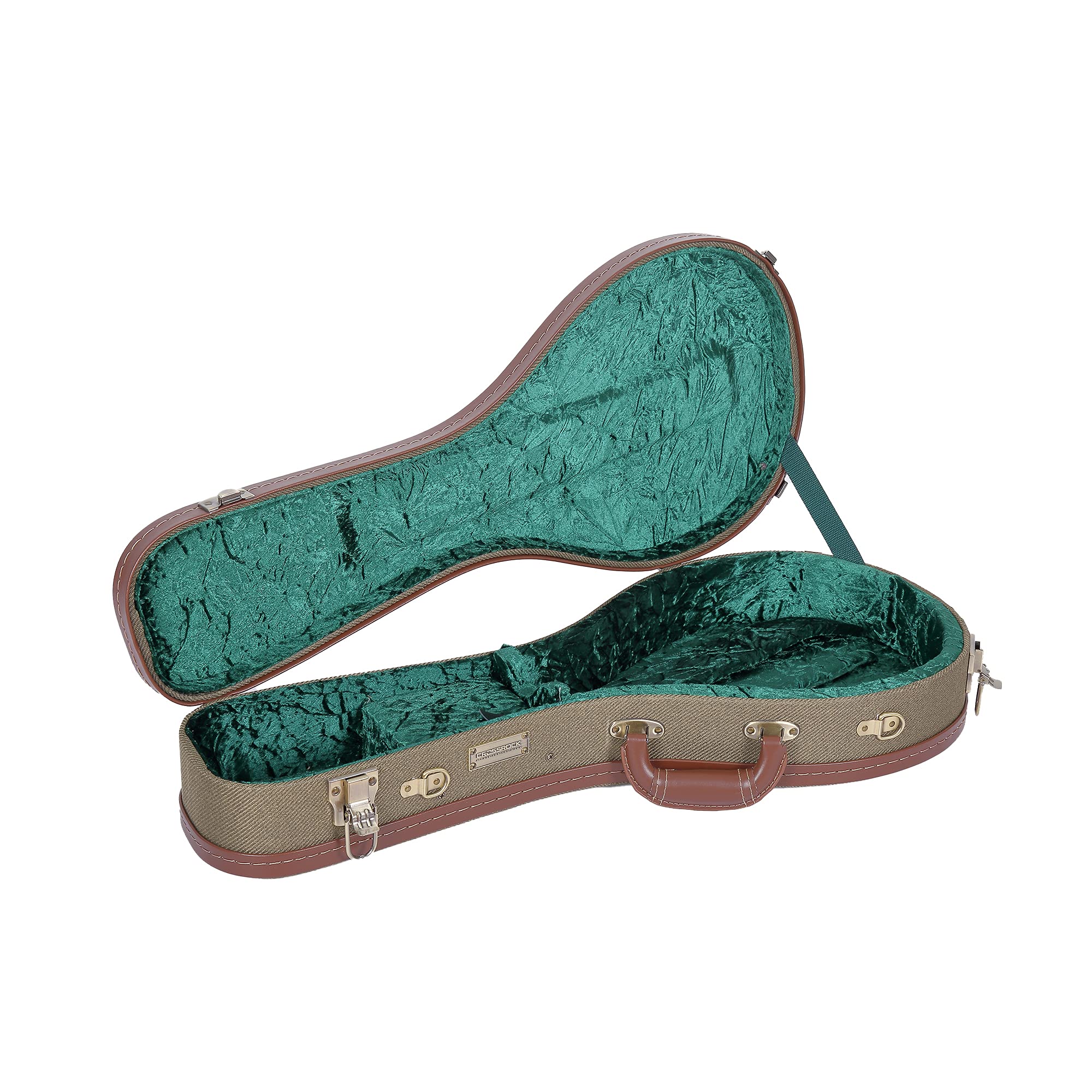 Snapklik.com : Crossrock Vintage Style Wood Case For A Style Mandolins