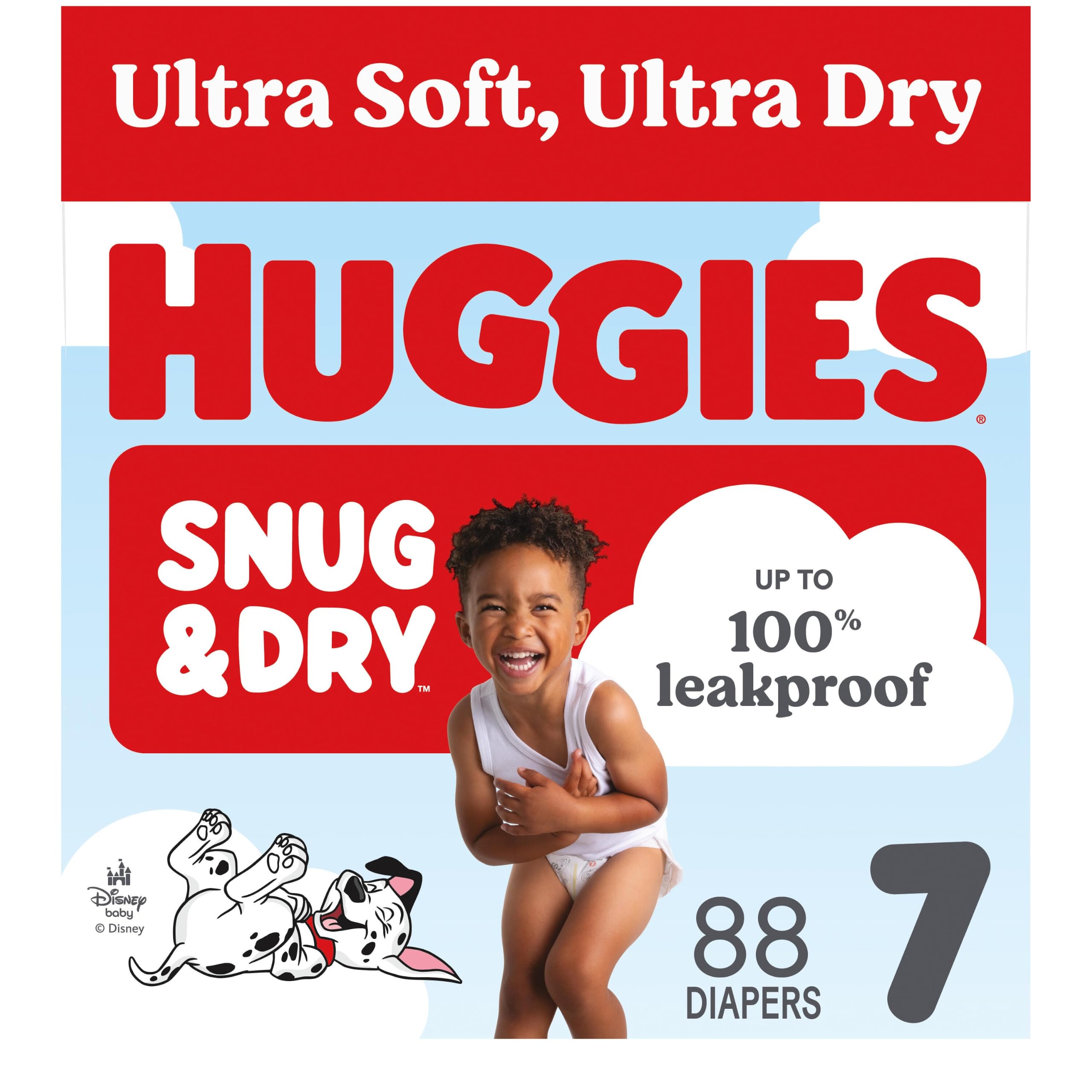 Huggies Snug &amp; Dry Diapers Size 7, 88 Count