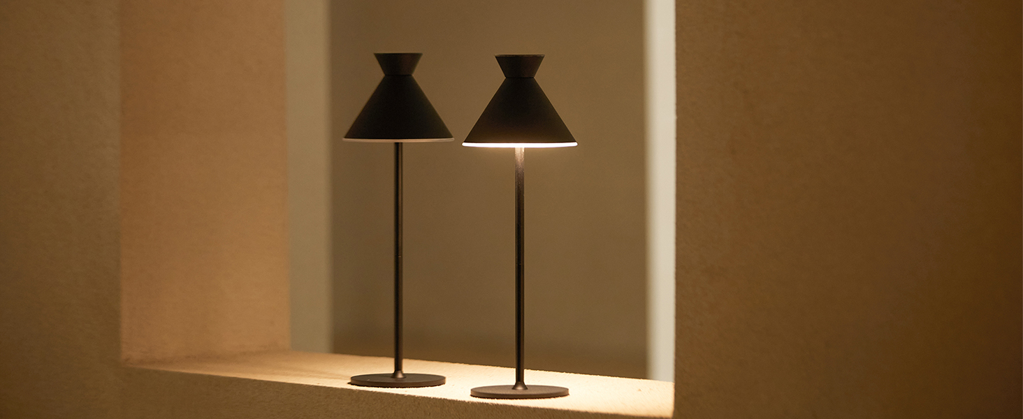 Lampada da Tavolo Senza Fili Ricaricabile Touch LED Lampada da Tavolo
