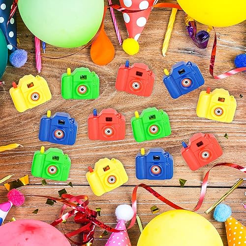 Miniatura 5 de ArtCreativity Mini espectadores de cámara de plástico para animales, juego de 12, accesorios de juego de simulación para niños con imágenes en el
