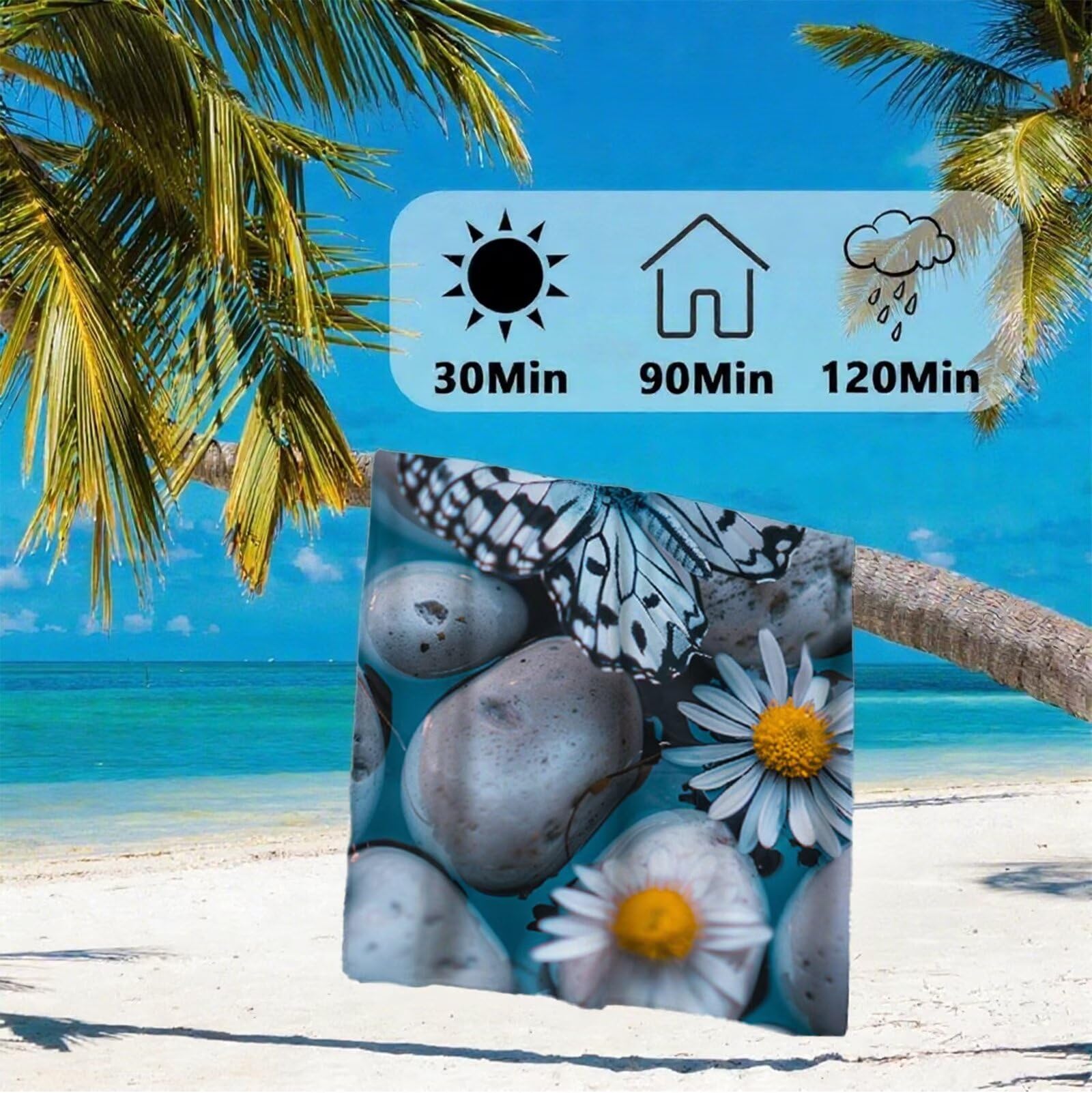 Telo Mare Microfibra 220x100 cm Telo Mare Grande, Asciugamano Palestra Asciugatura Rapida, Stuoia Campeggio Anti-Sabbia, Morbido, Assorbente, con Borsa Portaoggetti, Accessori Campeggio, Regalo Y2-140
