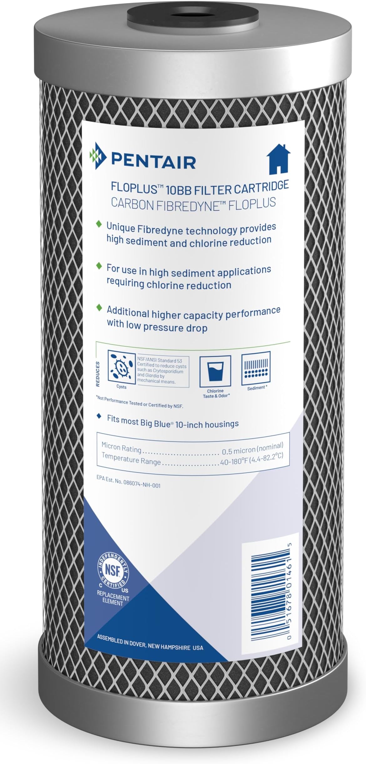 PENTEK-FLOPLUS-10BB High Flow Carbon Water Filter