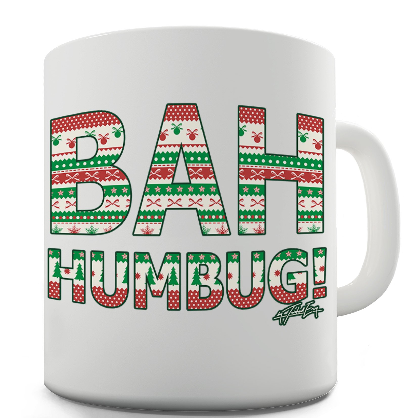 Twisted Envy Bah Humbug Ceramic Novelty Mug