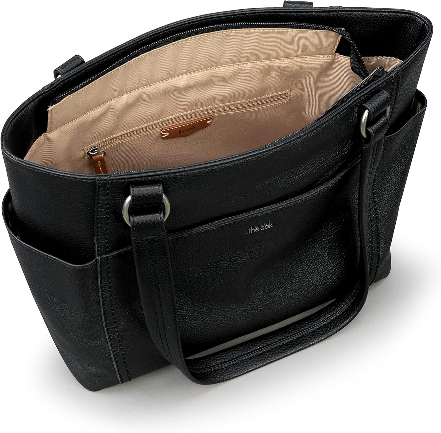 The Sak womens Ashby Satchel in Leather - Image 3