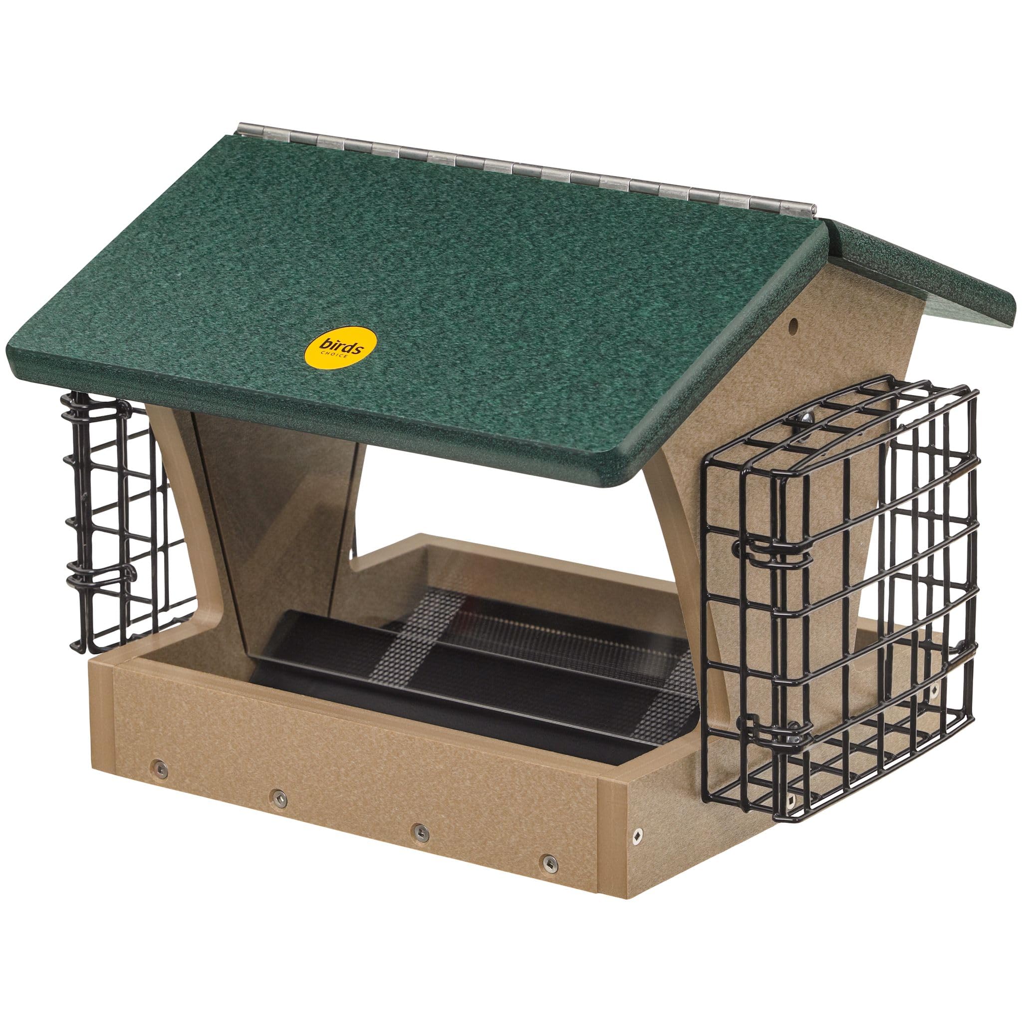 Birds Choice 4 Qt. beidseitigen Hopper mit Talg Körbe