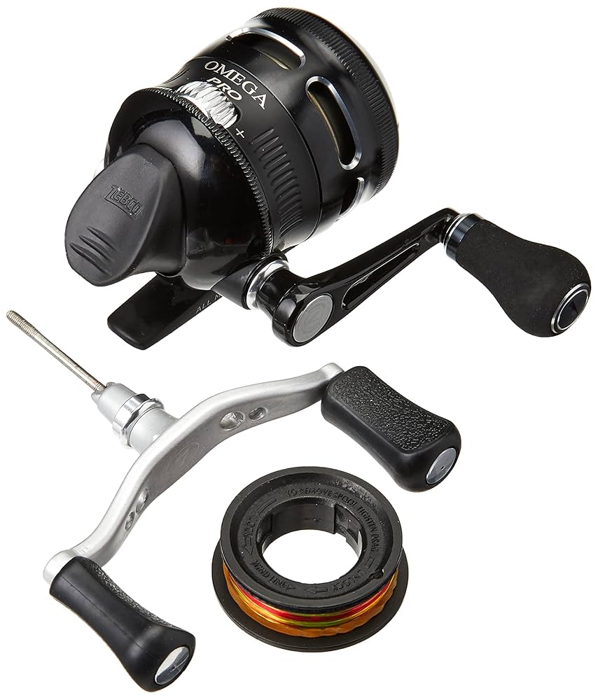 Zebco Omega Pro リール Zebco ZO2PRO Fishing Omega 2 Pro Spincast Reel, Black Finish