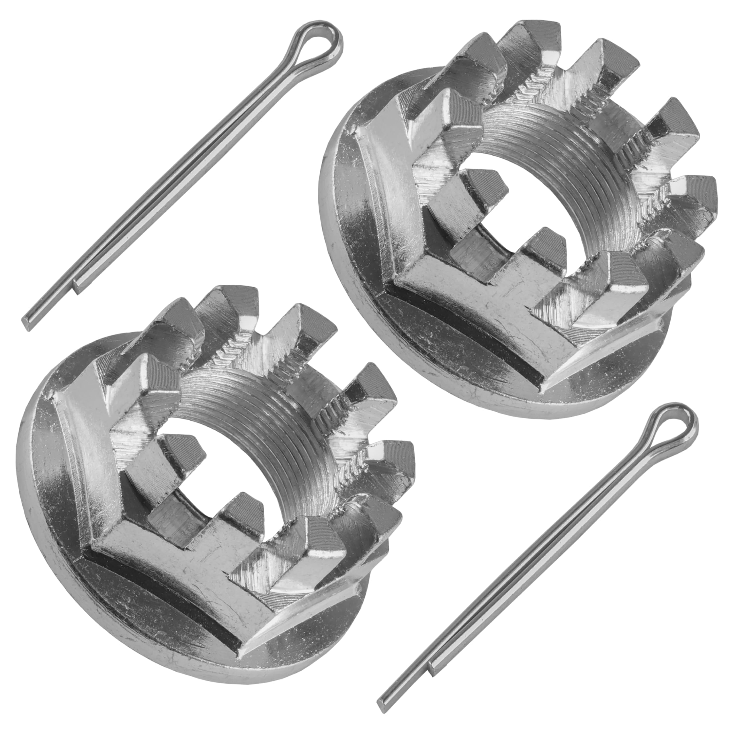 Amazon.com: Caltric Set Of 2 Rear Axle Nuts with Pin Compatible