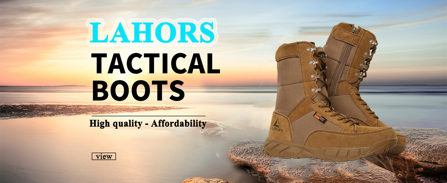 Amazon.com: LAHORS Lightweight Mens Tactical Shoes Combat Boots