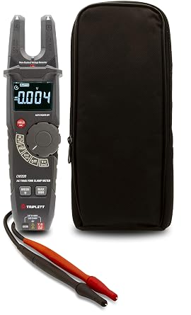 Triplett CM200 True RMS 6000 Count 200A Open Jaw Clamp Meter