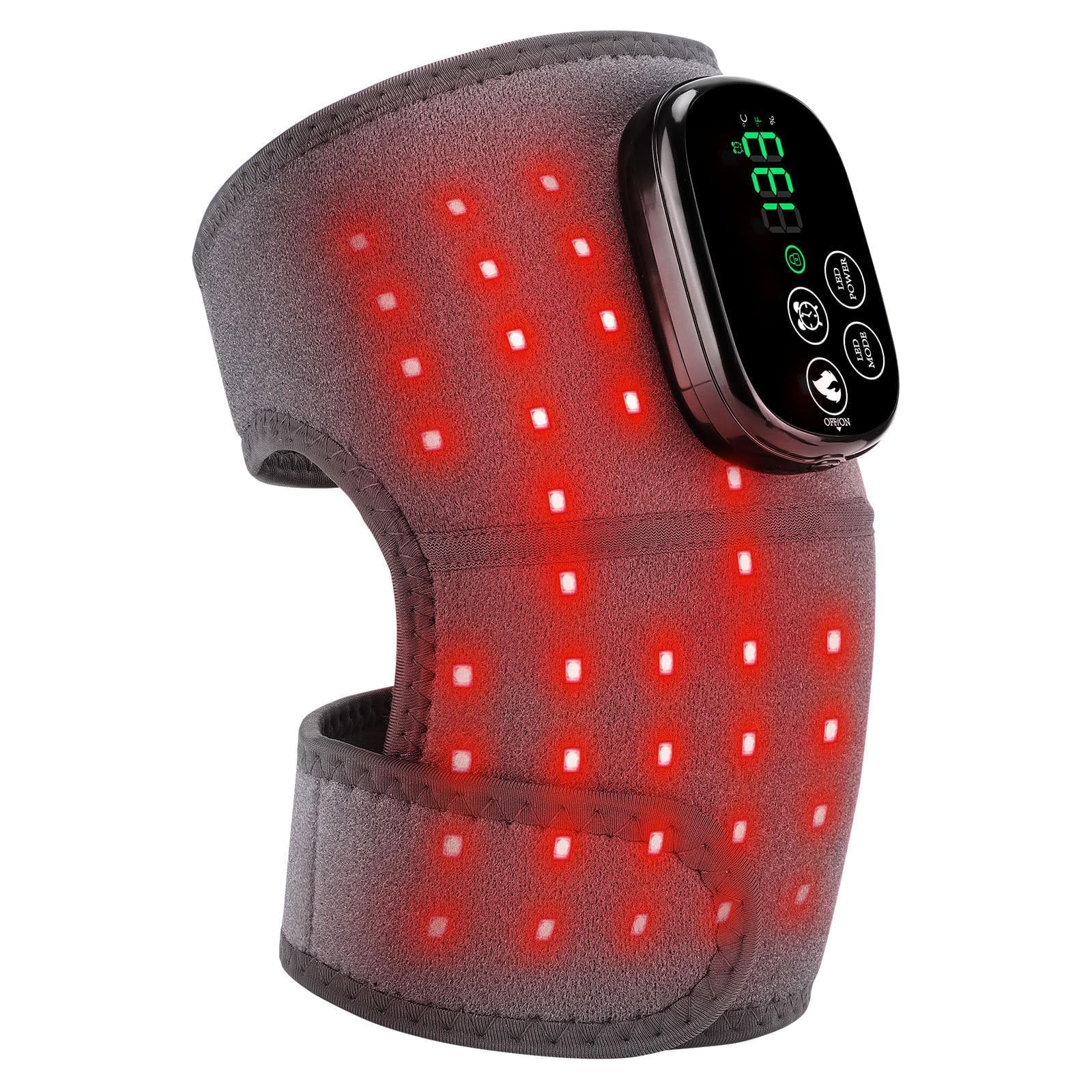 Dispositivo inalámbrico de terapia de luz roja | Longitud de onda dual de 660 nm y 850 nm | Alivio del dolor recargable para articulaciones | Solución portátil de terapia LED