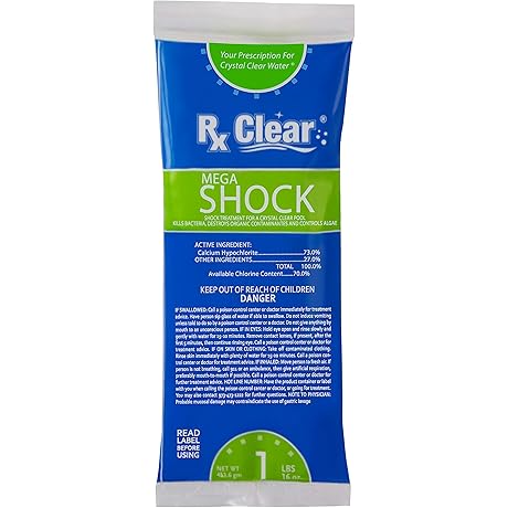 Rx Clear Mega Shock: The Ultimate Calcium Hypochlorite Solution
