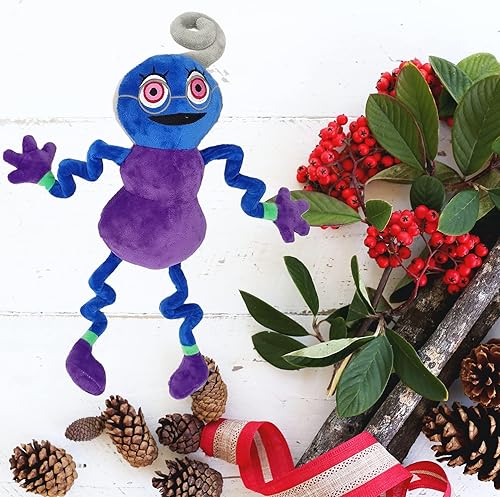 Miniatura 6 de ROCHEMON Juguete de peluche de patas largas para abuela, decoración de Halloween, juguete de peluche morado, divertido regalo para fanáticos de