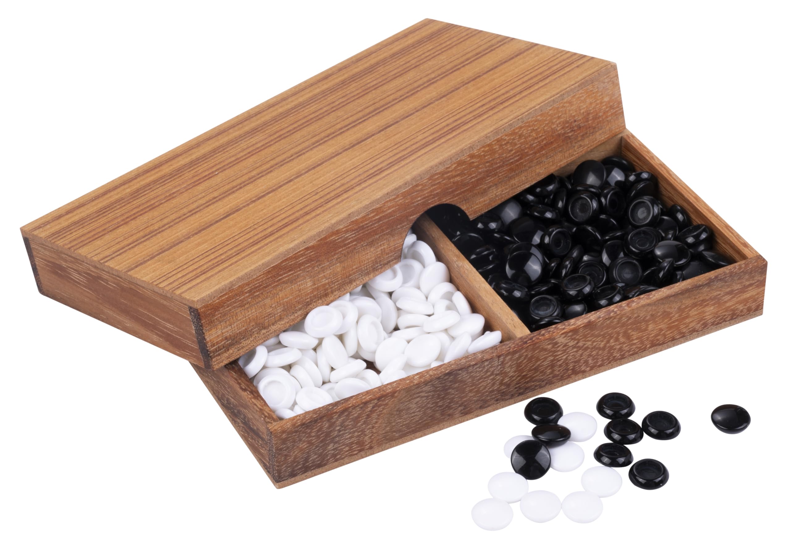 Engelhart - 350360 - Gioco di Go in Legno - Gioco da Tavolo di Strategia - Ecologico - Dai 8 Anni in Su - Dimensioni: 31 x 31 x 2,5 cm