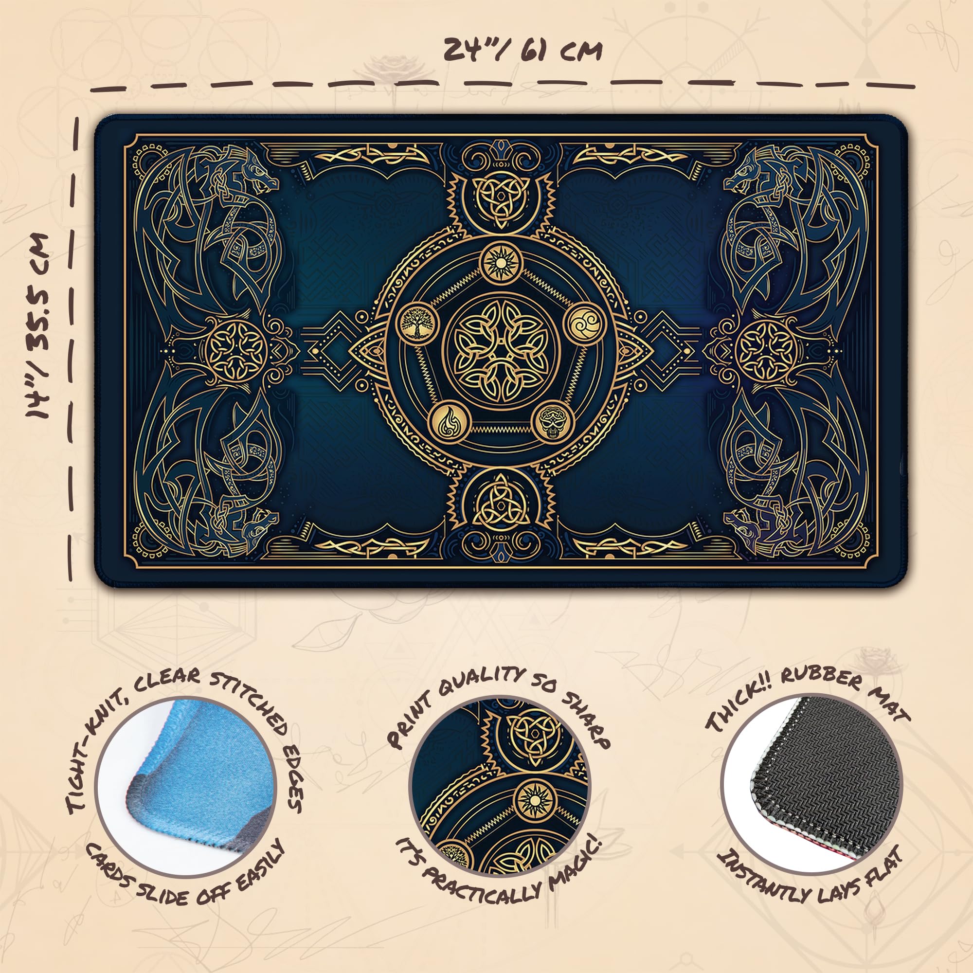 トンベル マジック：ザ・ギャザリング FF プレイマット。 Amazon.co.jp