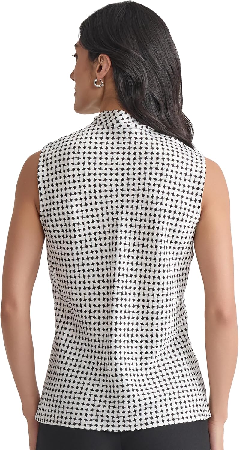 Kasper Women's Sleeveless Tie-Neck Top - Image 3