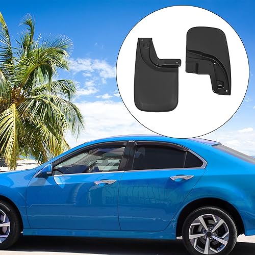 Miniatura 2 de X AUTOHAUX Kit de aletas de barro para Toyota Tacoma 2005-2015, protector contra salpicaduras delantero y trasero, guardabarros delantero y trasero,