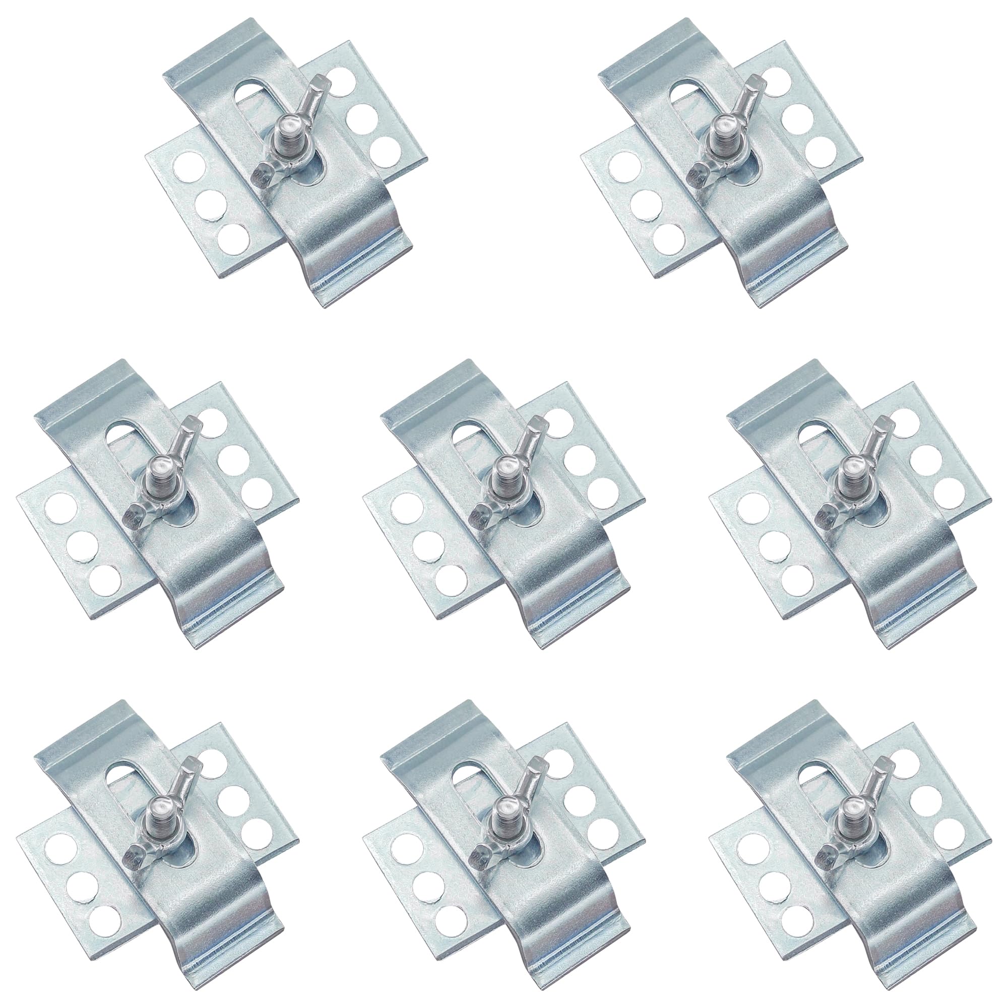 8-Pack Undermount Sink Brackets – Under Counter Sink Fixing Clips for Bathroom & Kitchen
