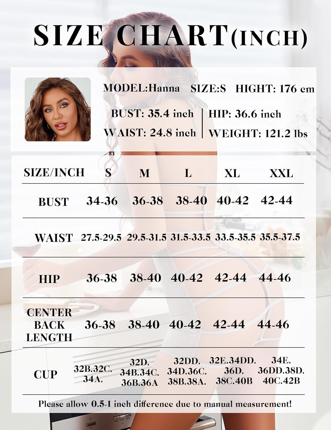 Avidlove Women's Lingerie Sexy Bodycon Nightgown Lace Neckline Babydoll Chemise Cotton Sleepwear Halter Dress Slip S-XXL - Image 6