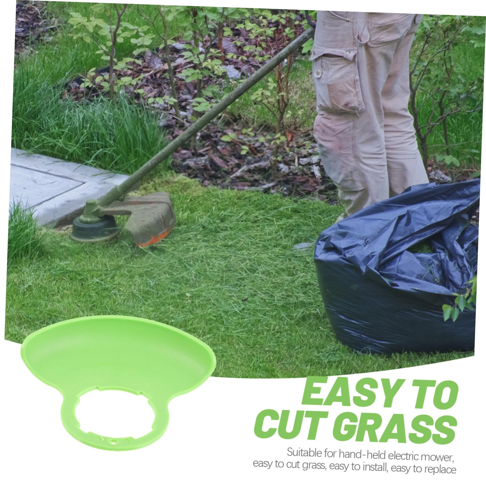 Levemolo Lawn Mower Covers for Outside Grass Block Circle Trimmer Parts Easy Install Garden Mower Supplies