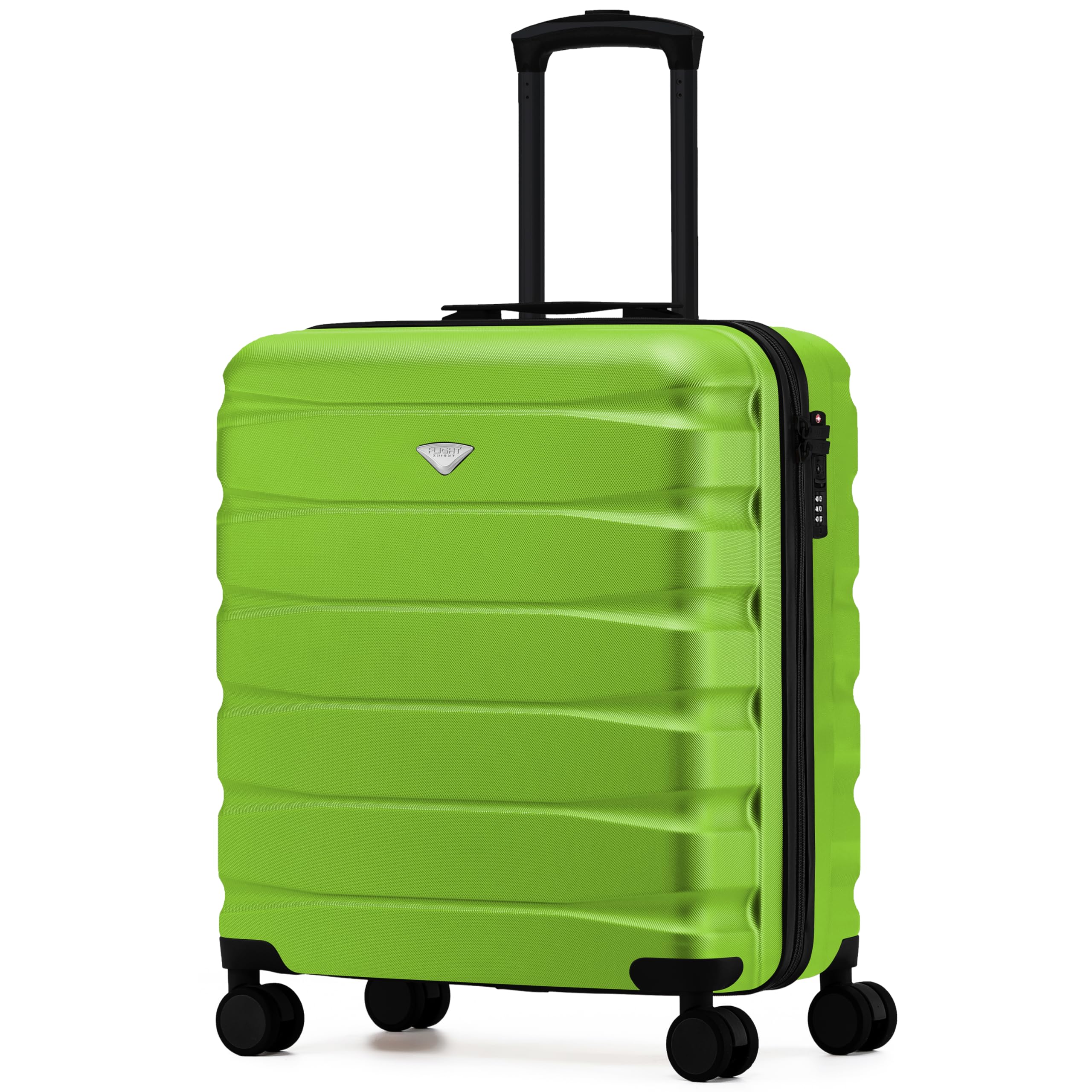 Flight Knight Underseat Cabin Suitcase 45x36x20cm | Free Hand Luggage for EasyJet & Wizz Air | Lightweight ABS Hard Shell with 8 Silent-Glide Spinner Wheels | Max Space Travel Bag — view 195
