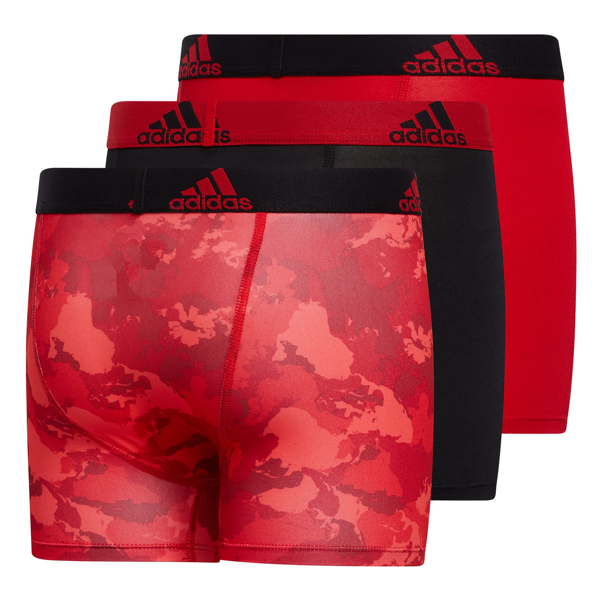 adidas Jungen Youth Performance Boxershorts, 3er-Pack Sportunterwäsche