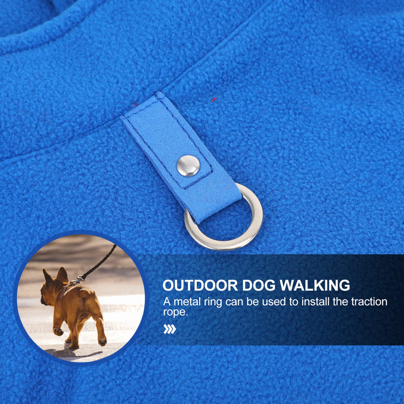 POPETPOP 3 Pz Gilet per Animali Domestici Cappotti Invernali per Cuccioli Abbigliamento per Cuccioli Costume da Cane da Vacanza Felpe per Cani Pile Portare a Spasso Il Cane Gattino