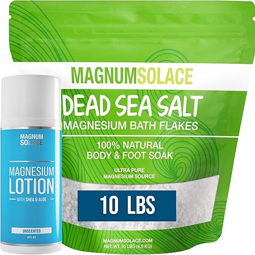 Loción de magnesio y copos de baño - Relajación y rejuvenecimiento reparadores