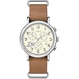Timex Tribute Men's NHL Weekender Chrono 40mm Quartz Leather Strap
