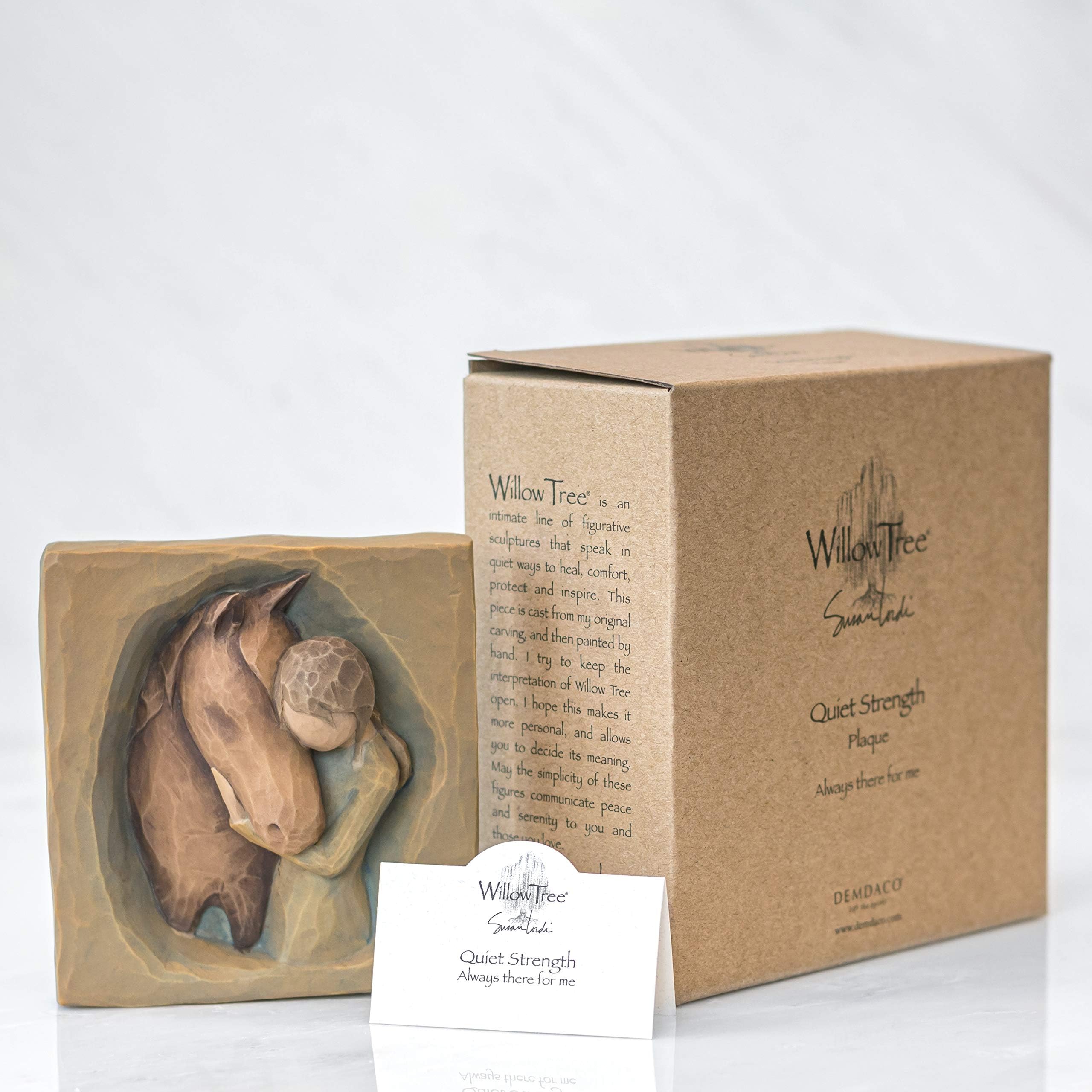Amazon.com: Willow Tree Quiet Strength, Sculpted Hand-Painted Bas