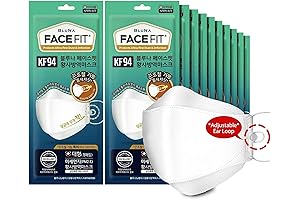 Bluna FaceFit KF94 Premium White Face Mask