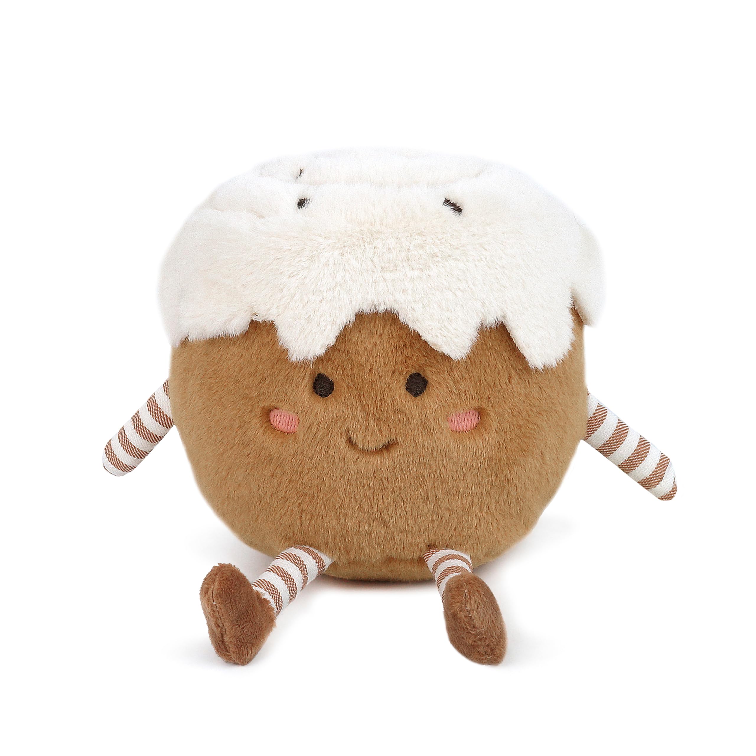 MON AMI Cinnamon Bun 7-Inch Food Plush Toy for Boys & Girls | Soft Cinnamon Roll Stuffed Toy | Bakery Playtime Companion | Kitchen Décor | Gift for All Ages