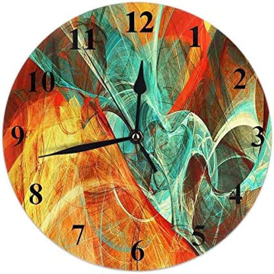 オートアート掛け時計 AUTOart ブレーキディスク クロック 8-POT（レッドキャリパー