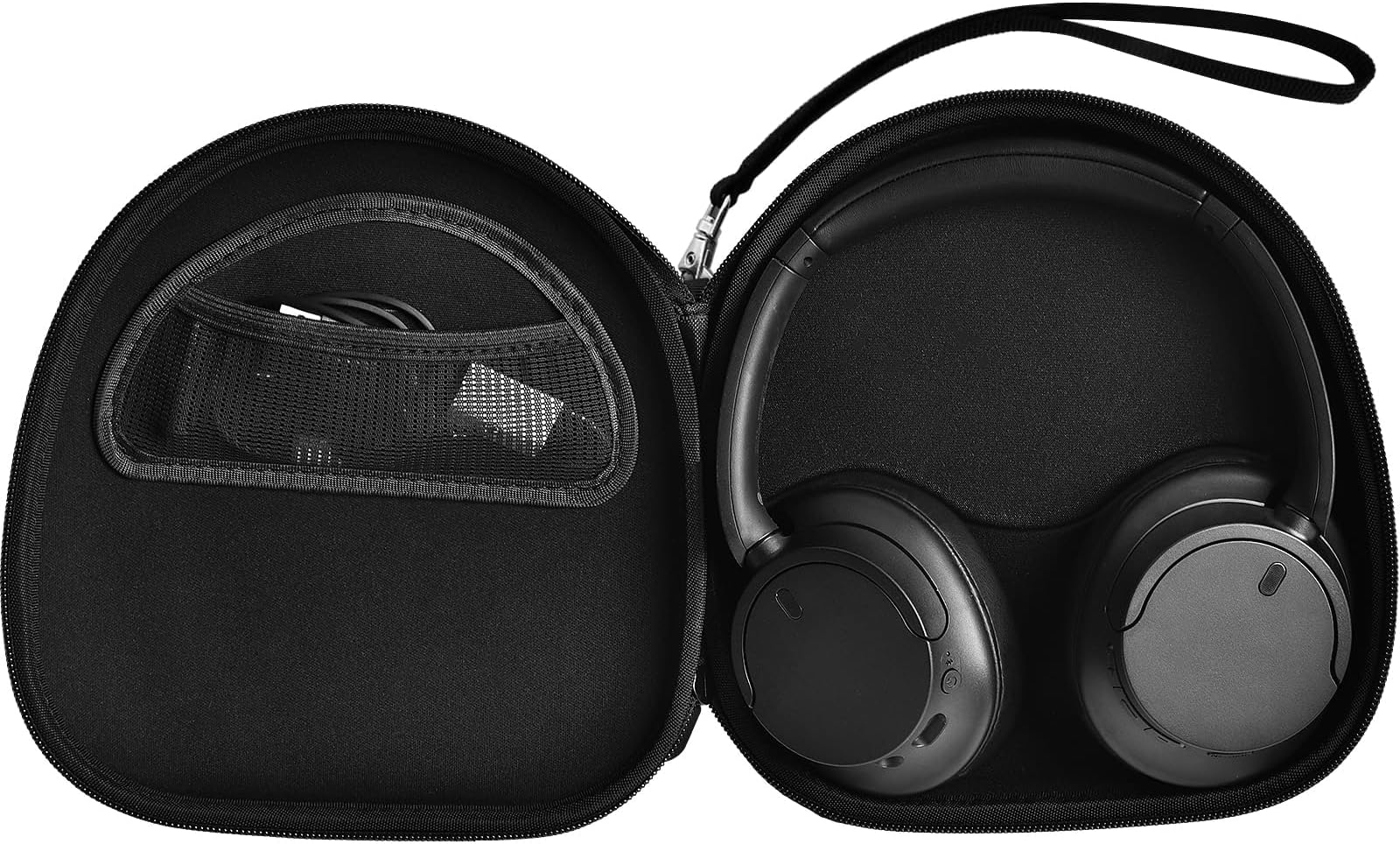 PAIYULE Headphone Case for Sony WH-CH720N WH-CH520 WH-1000XM4 for Soundcore Q20i Q20 Q30 for JBL Tune 720BT 510BT Noise Canceling Headphones, Wireless Headset Travel Bag (Box Only)(Black)